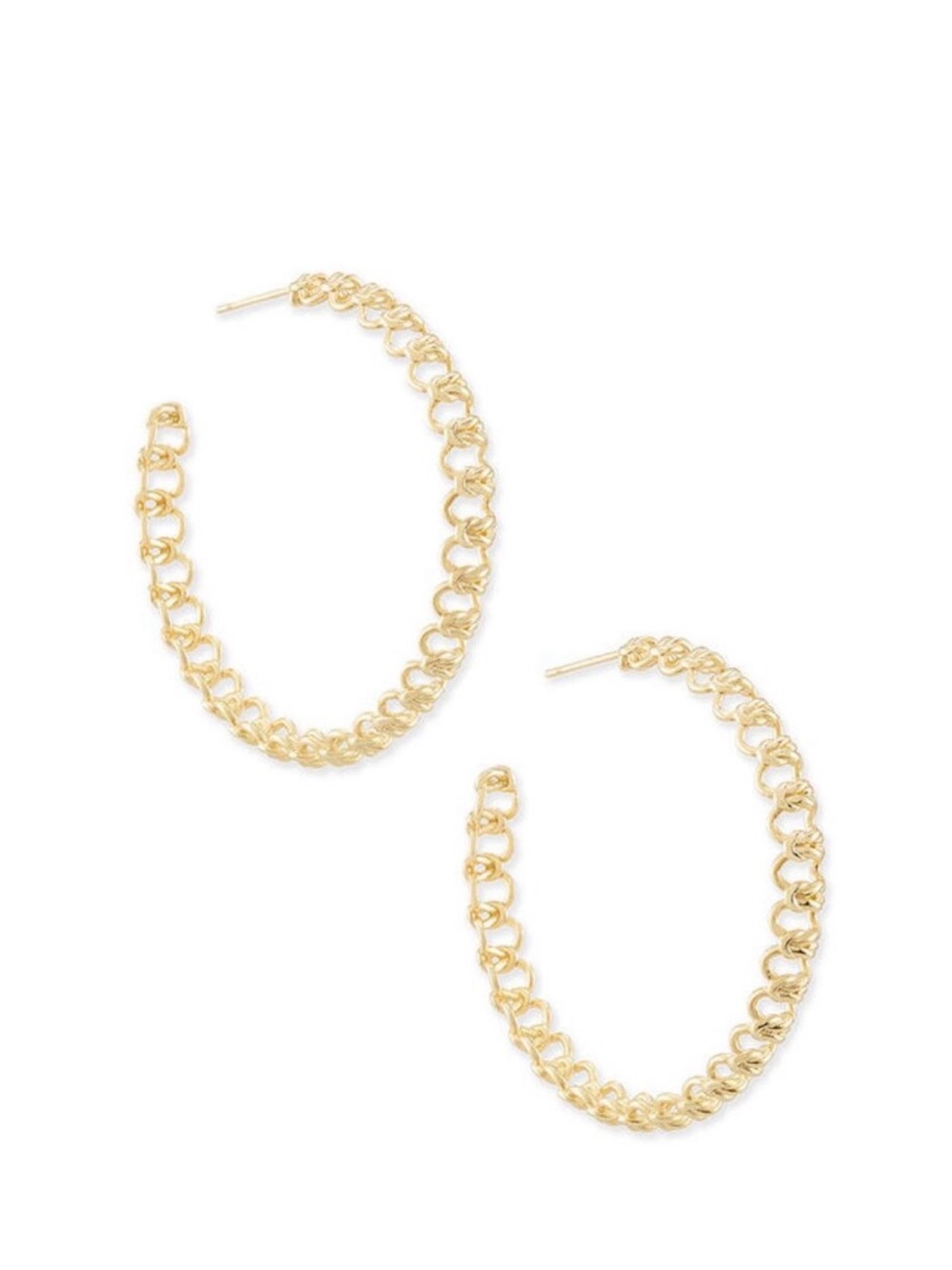 Kendra Scott Gold Fallyn Hoop Earrings